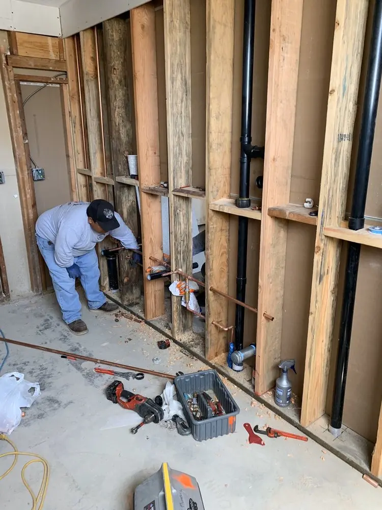 Commercial rough-in plumbing for Water Heater Replacement in Bentley Village-Waterchase